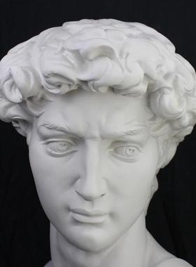 艺用品美术考写生教具大卫石膏像头像素描套装装饰雕塑石膏几何体