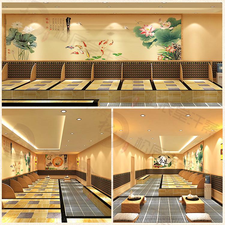 松盘堂日式岩辰浴安装承建装修厂家汗蒸馆汗蒸房设备商用岩磐浴