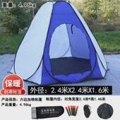 户外钓鱼自动钓开冬钓帐篷保暖加棉冰速棉帐篷野外防风抗寒冻帐