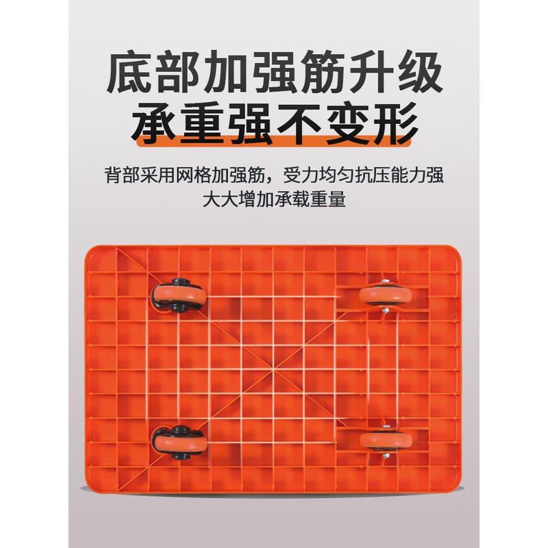 a5l小推车拉货拖车折叠家用搬运车小拉手推车便捷手拉平板车快递