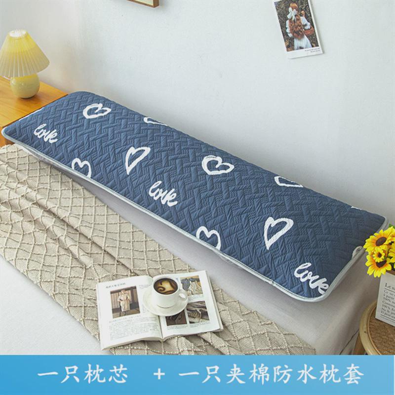 防水防汗液枕套+双人长枕芯情侣加长条款一体1.2米1.5m1.8枕新品