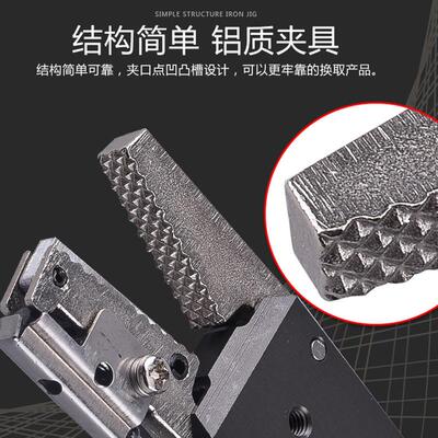 机械手迷你夹具机械手水口夹chk-km-12-c附传感气动气缸夹具设计