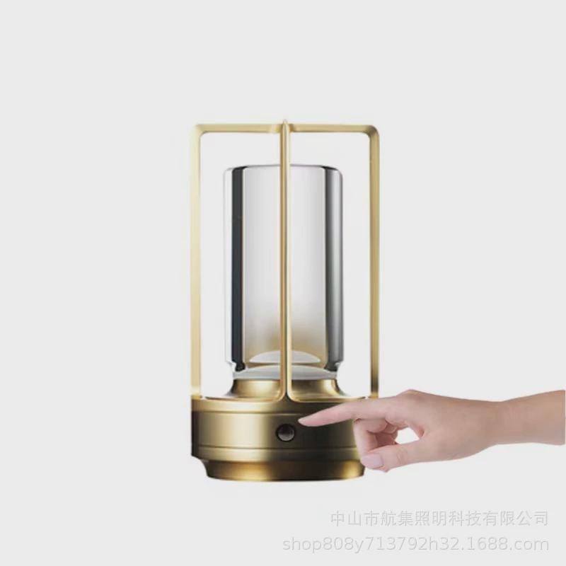 全铝日式充电台灯led遥控酒吧桌灯酒店小夜灯卧室床头灯触摸