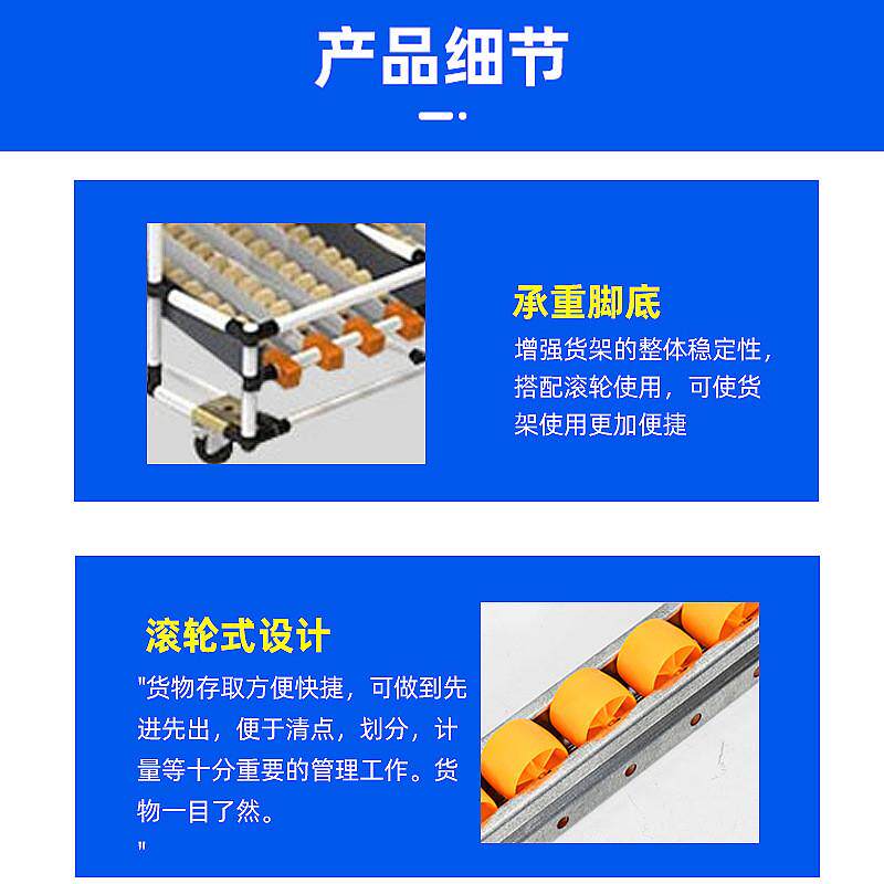 架子式货架精益管货架仓储架置物架电子车间货架仓库超市展示流利