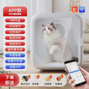 方形宠物烘干箱猫咪烘干机自动吹风吹水机62L猫咪恒温箱智能潮流