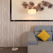 现代简约led落地灯客厅卧室书房样板房创意北欧网红羽毛钓鱼灯