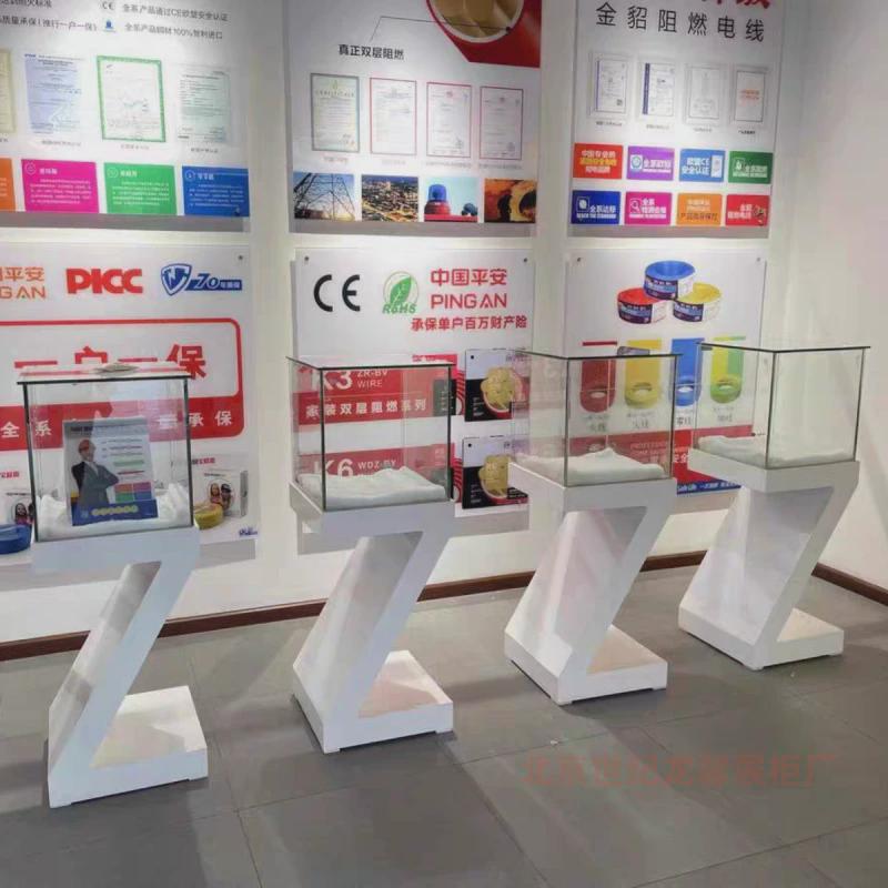 珠宝柜数字字母中岛柜个性展示柜台异型展柜玻璃柜烤漆展览样品柜
