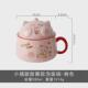 泡面碗宿舍用学生碗带盖陶瓷方便面碗上班族大容量瓷碗卡通泡面杯