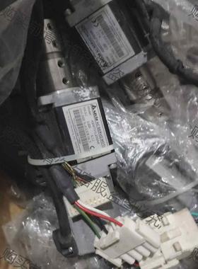 议价拆机台达伺服100w，白色电机配套驱动，功能完好的喜欢的联