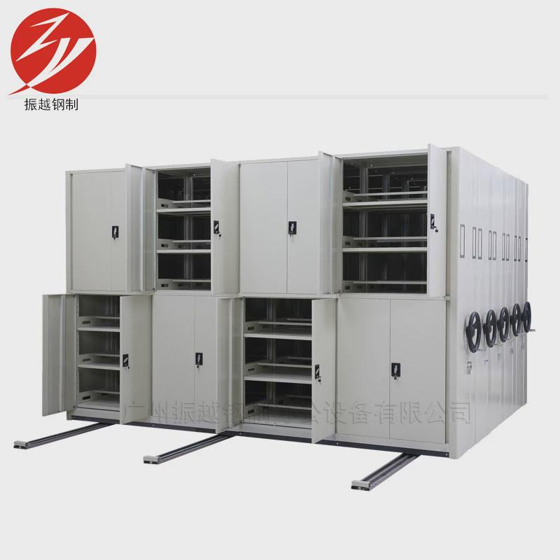 广州资料室手动凭证密集柜双面厂家架财务室移动密集架档案
