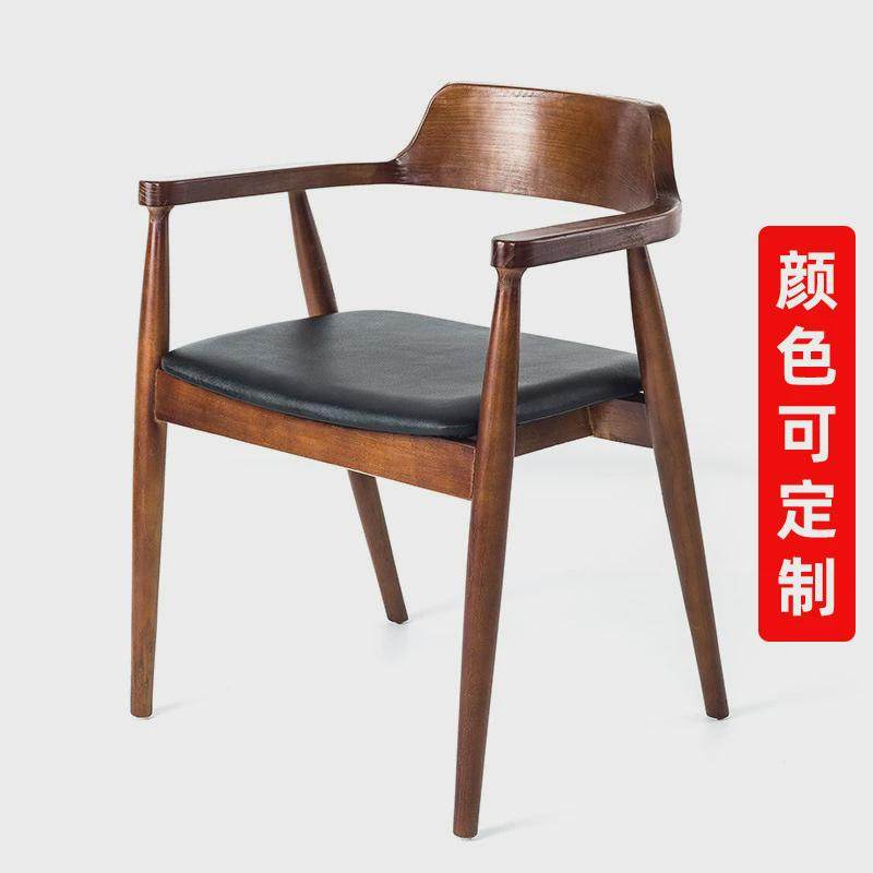 会议桌长桌现代简约办公培训桌大型工业风简易商用实木家具长条桌