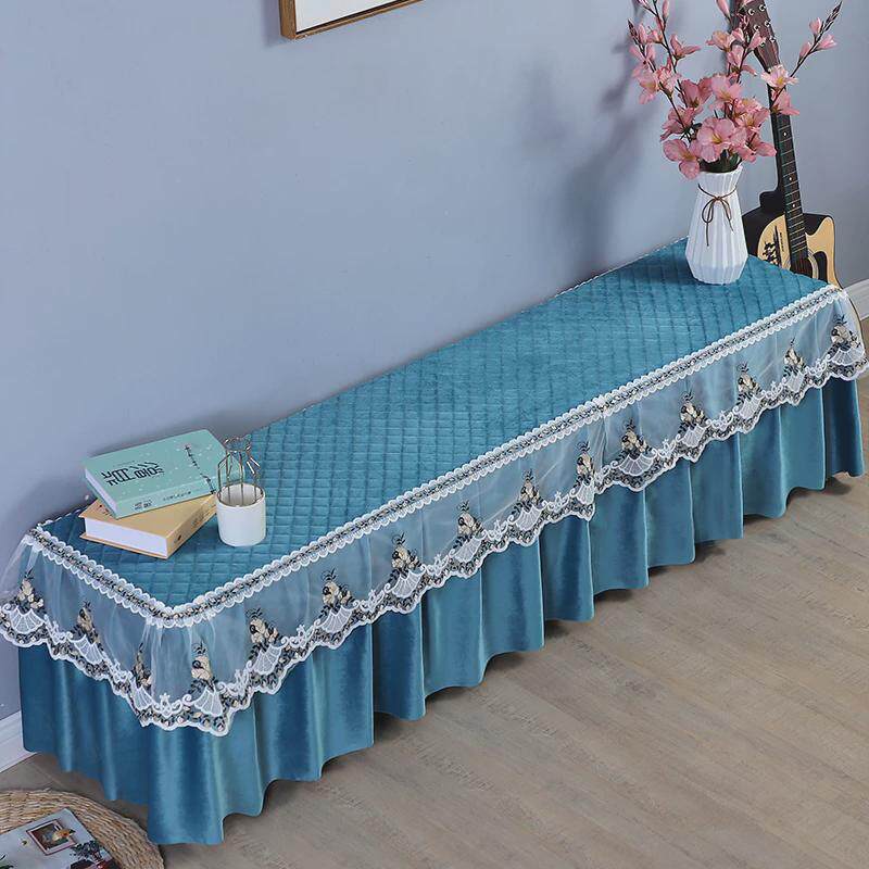 欧式布艺盖布蕾丝电视柜桌布长方形客厅梳妆台长条桌布防尘盖新品