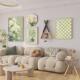 奶油小清新客厅温馨挂画沙发背景墙装 饰画北欧高级感风墙壁画组合
