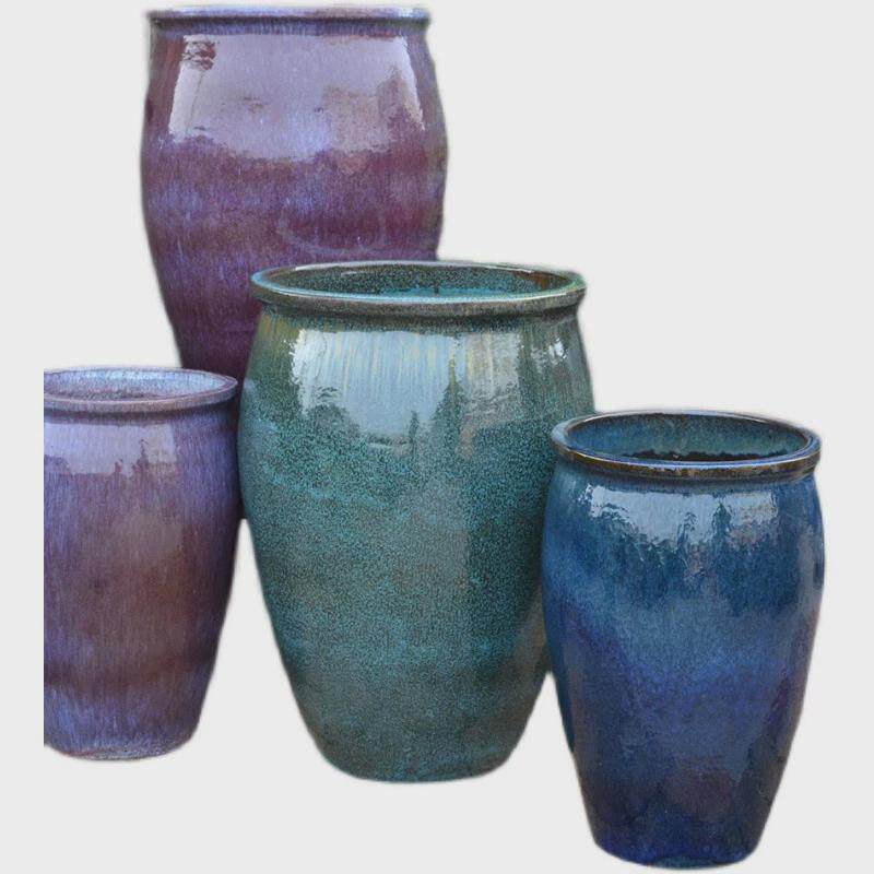 大号复古陶瓷上釉花盆户外落地简约现代景观摆件手工庭院多肉陶罐,鲜花速递/花卉仿真/绿植园艺,花盆,淘宝优惠券,粉丝福利购,淘宝优惠卷