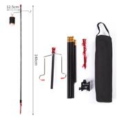 杆折叠灯杆野营户外露营便携支架折叠夹桌子桌面夜市摆地摊灯杆