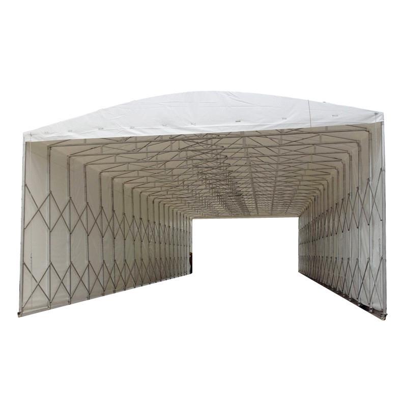 大排档餐饮店折叠伸缩帐篷户外蓬移动推拉棚活动仓库推拉雨收缩