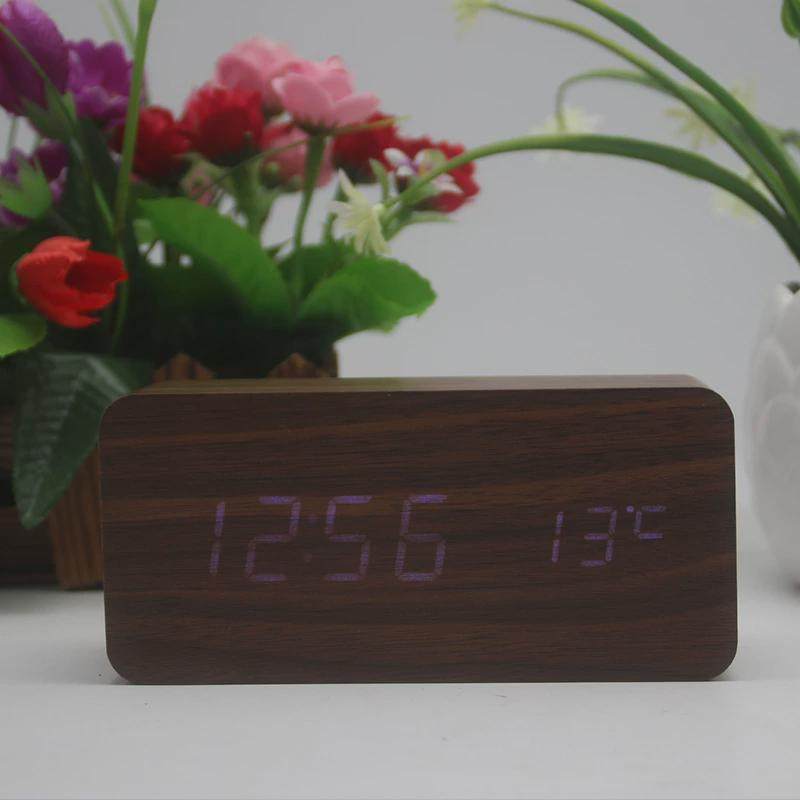 新款创意LED多功能木头钟木制家居电子闹钟静音数字时钟台钟,家居饰品,台钟/闹钟,淘宝优惠券,粉丝福利购,淘宝优惠卷
