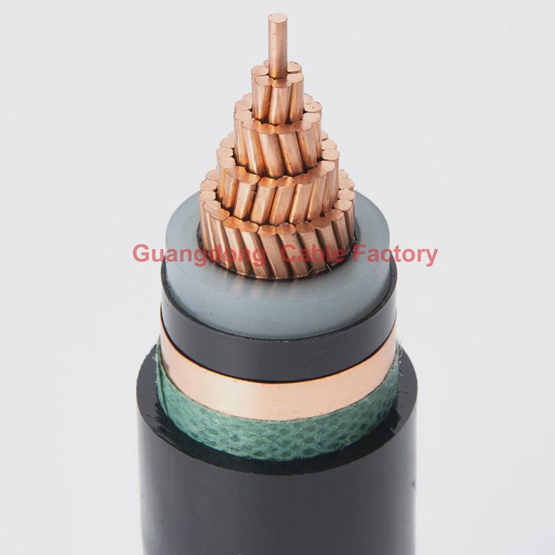 广东电缆aaa方铜芯高压交联电力电缆yjv8.7/15kv1芯3芯25到630牌