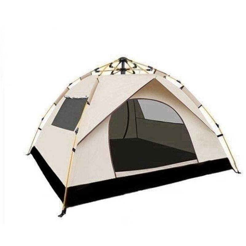 便携式折叠全自动露营户外帐篷双人野营帐加厚防晒防蚊子情侣沙滩