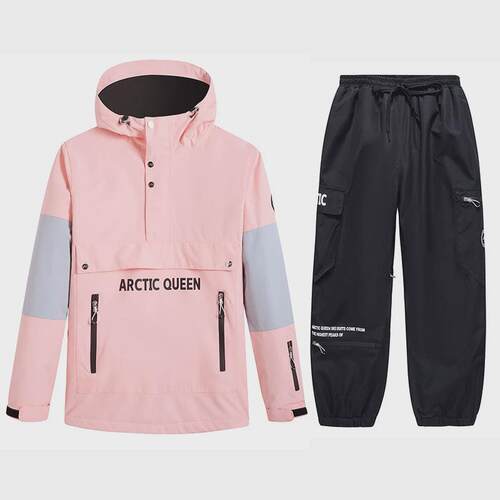 新款滑雪服套装男女款双板帽衫套装oversize单板滑雪滑雪衣裤