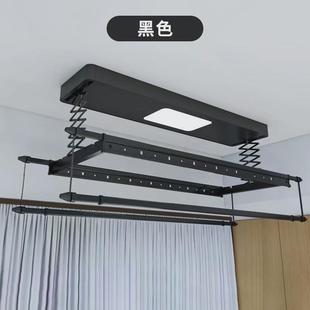 语音遥控升降阳台家用烘干晒衣架凉自动晾衣杆机 电动晾衣架智能款