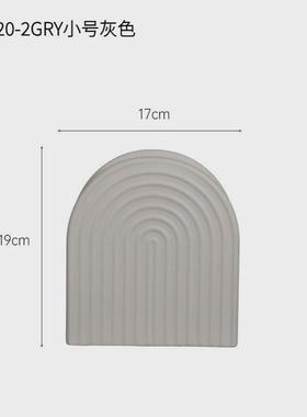 中古陶瓷花瓶摆件客厅干花插花艺术风奶油感餐桌台面装饰品批发