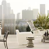 玻璃钢彩绘斑点茶几创意简约小凳子欧式 饰摆件厂家 花园酒店异形装