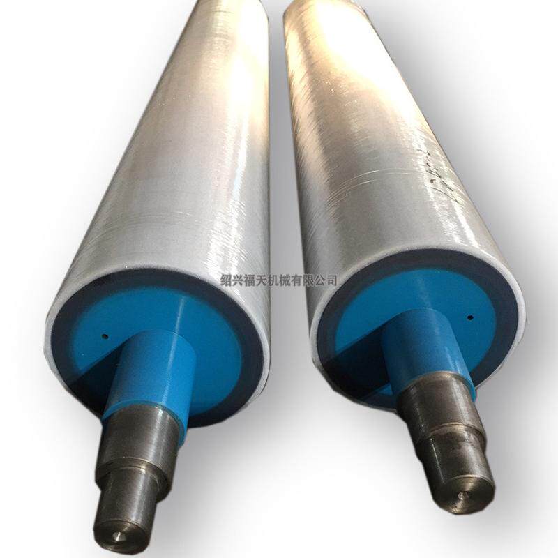 开槽丁晴胶辊棍定制聚氨酯胶辊非标定做输送设备橡胶开槽辊