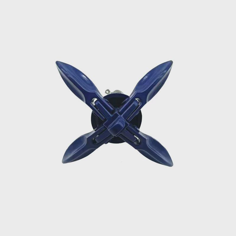 铝合金折叠锚套装伞锚橡皮艇皮划艇钓鱼船用锚游艇停船锚