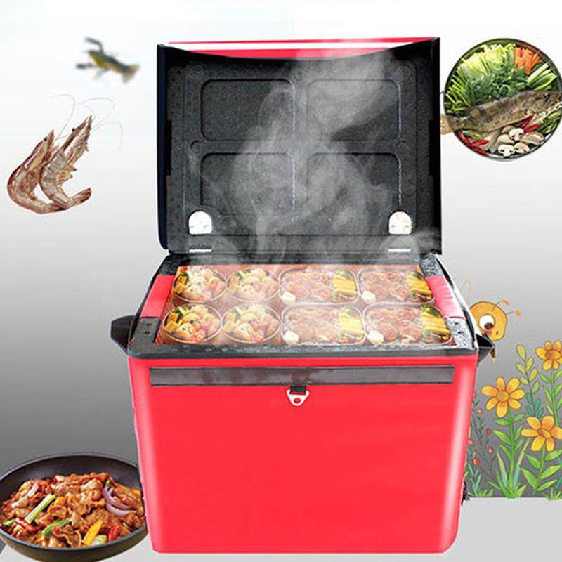 外卖保温箱43升18升泡沫箱外卖箱子冷藏箱车载骑手装备送餐箱