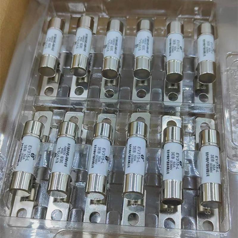 西安中熔EV315-L-3EB15A20A60A50A30A500VDC保险丝管耐高温汽车用