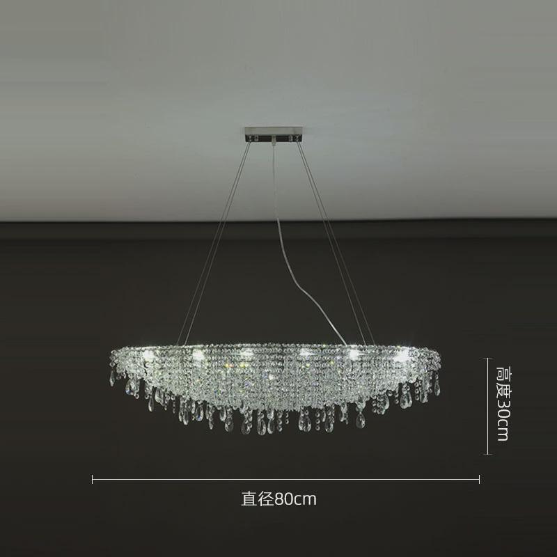 意式设计师款创意客厅水晶吊灯别墅客厅艺术轻奢茶室餐厅前台主灯