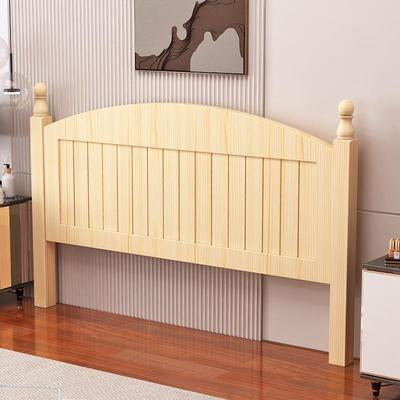 rp4t批发背板实木床头板1.5米白色简约靠定做新中式1.8榻榻米双