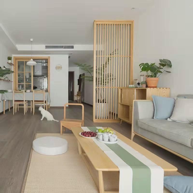 新中式花格酒店木制隔断日式简约客厅屏风花格玄关格栅实木屏风