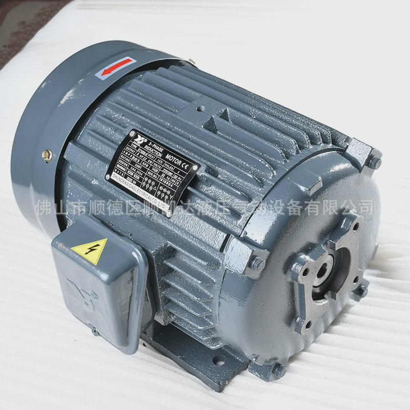 油泵专用电机油压马达三相异步台式直油泵兼用马达液压插式电机