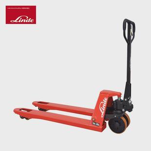 林德牛托盘搬运车m20小型手推地手动液压叉车铲车拖车装 卸2吨3吨