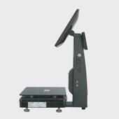 鸿科力商k6 d收银秤商超水果生鲜熟食双屏pc一体秤ai智能识别秤