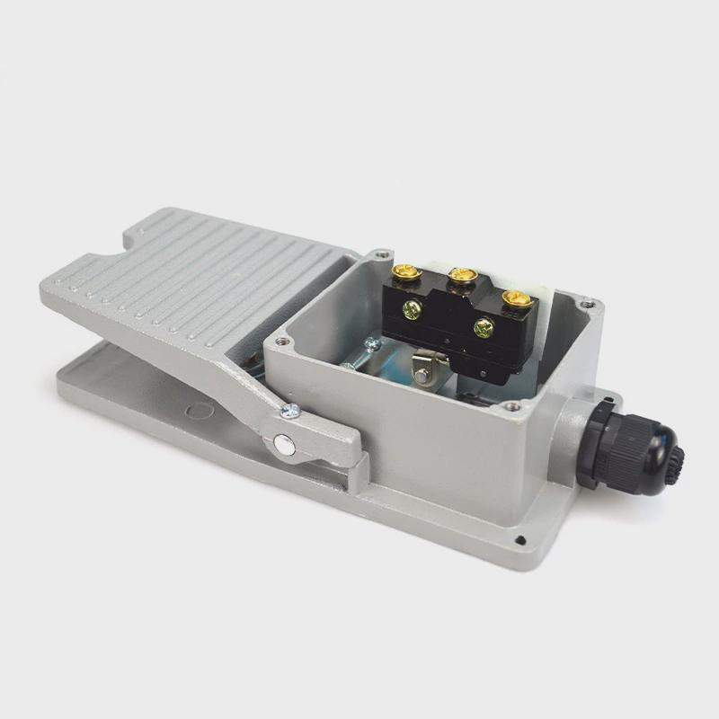 脚踏开关/贝尔美lth-1/6berm防护型脚踩器铝壳银触点脚踏板开关