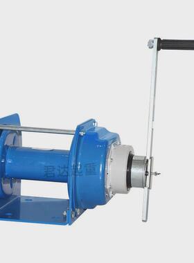 重型绞盘手摇绞盘手动1吨2T3t卷扬机自锁式手摇绞盘自锁带刹车