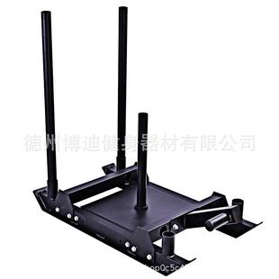 负重训练雪橇船式推拉负重雪橇车健身房商用健身器材车雪橇阻力