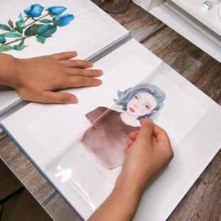 热销自粘贴覆膜皮质封面相册可定制封面8寸10寸18寸企业团建纪念