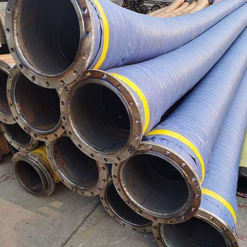 黑色吸缠绕橡胶钢丝管大口径橡胶钢丝管法兰钢丝螺旋沙橡胶管