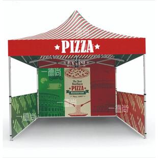 户外折叠帐篷伸缩3*3遮阳篷雨棚尖顶广告帐篷展销四角摆地摊帐篷