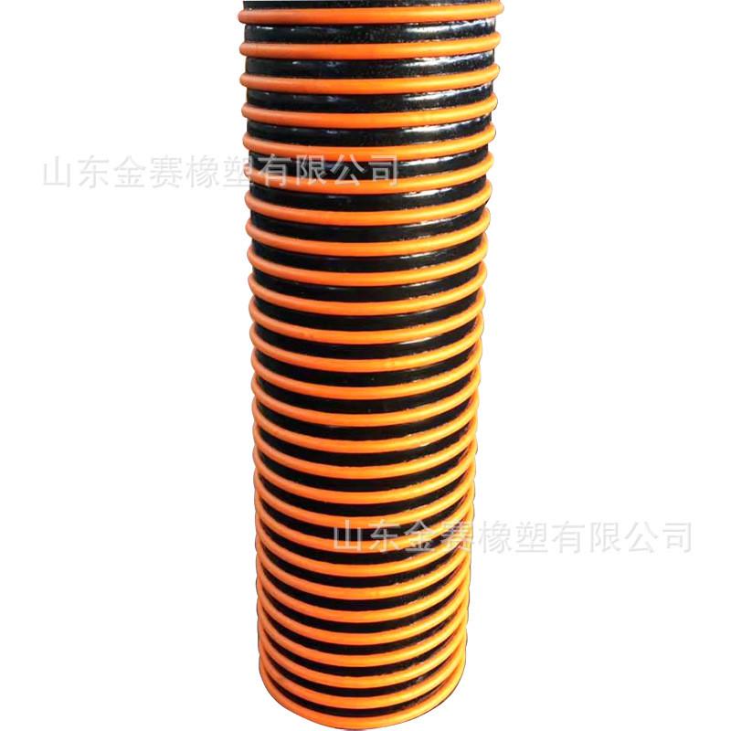 软管抽沙塑筋管2至8寸pvc塑筋螺旋管厂家销售波纹吸沙增强
