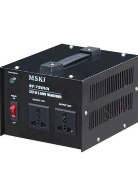 st电源变压器100v110v220v240v电压互转变压器升降800w