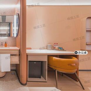 桔子3.0连锁酒店家具全套定制民宿专用床箱宾馆标间床屏翻新改造