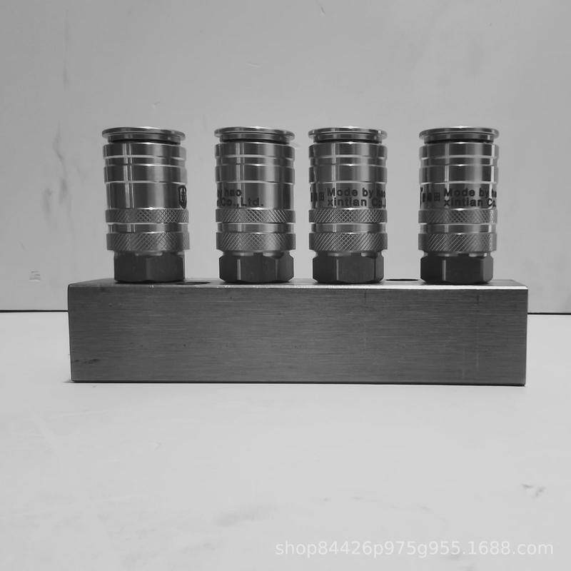 不锈钢快速接头pvc气管液压接头连接圆二通三通c式自锁气动厂家