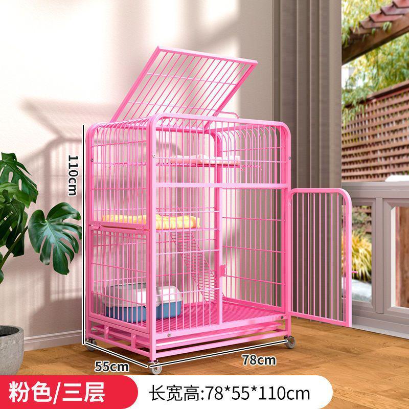 简易猫笼巨猫笼特大号猫猫咪窝房子猫笼舍小型号两层三层猫别墅