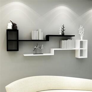 床头隔板壁挂式客厅墙面装饰书架墙上置物架卧室简易收纳创意新品