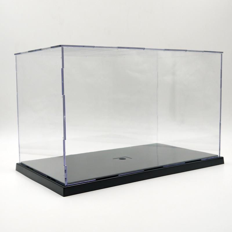 拼装透明亚克力盒子车船模型展示盒子产品陈列架收纳柜横款大号